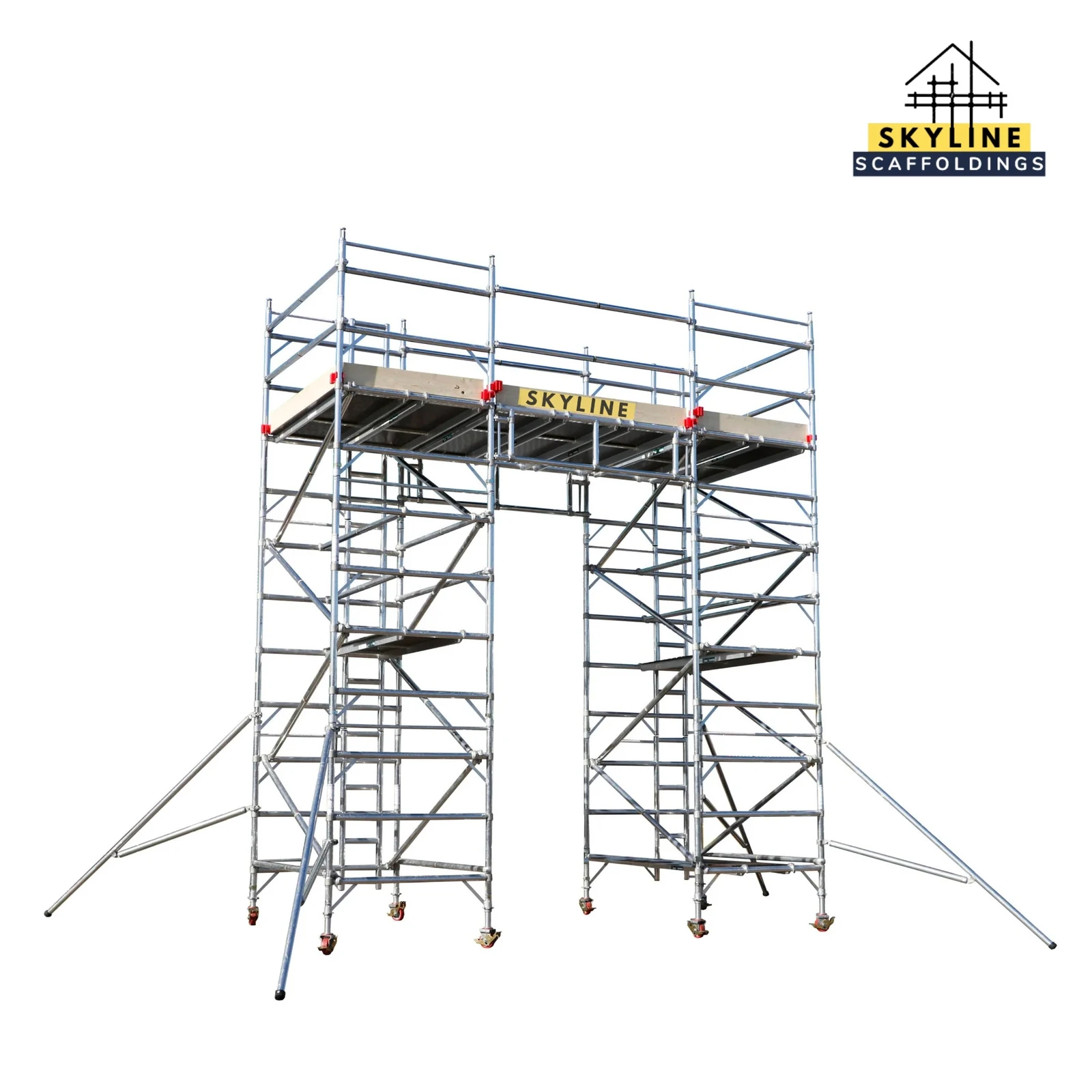 Bridge aluminium scaffolding system by Skyline Scaffoldings