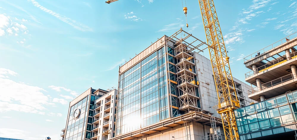 Aluminium scaffolding for modern construction