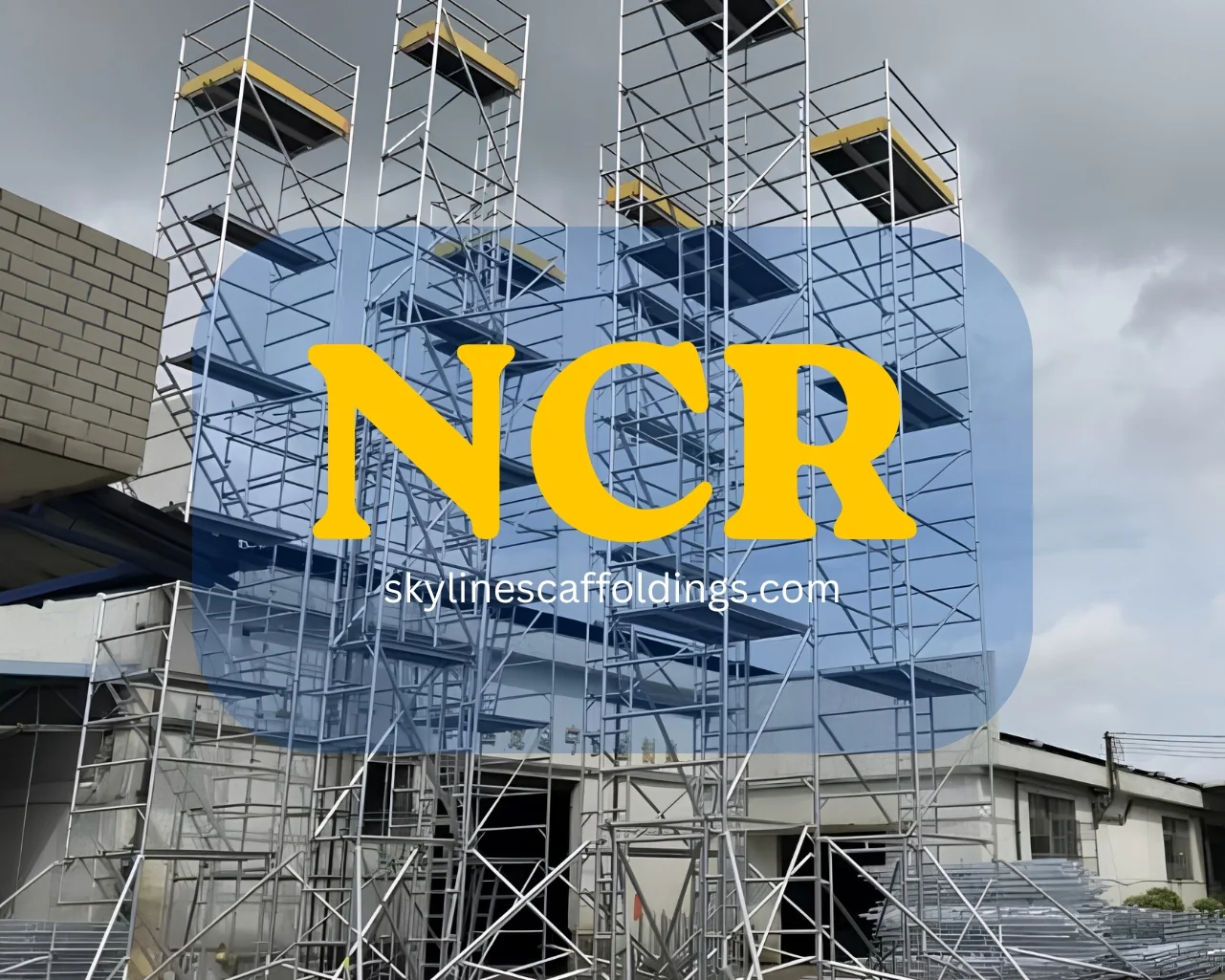Aluminium scaffolding on rent in NCR