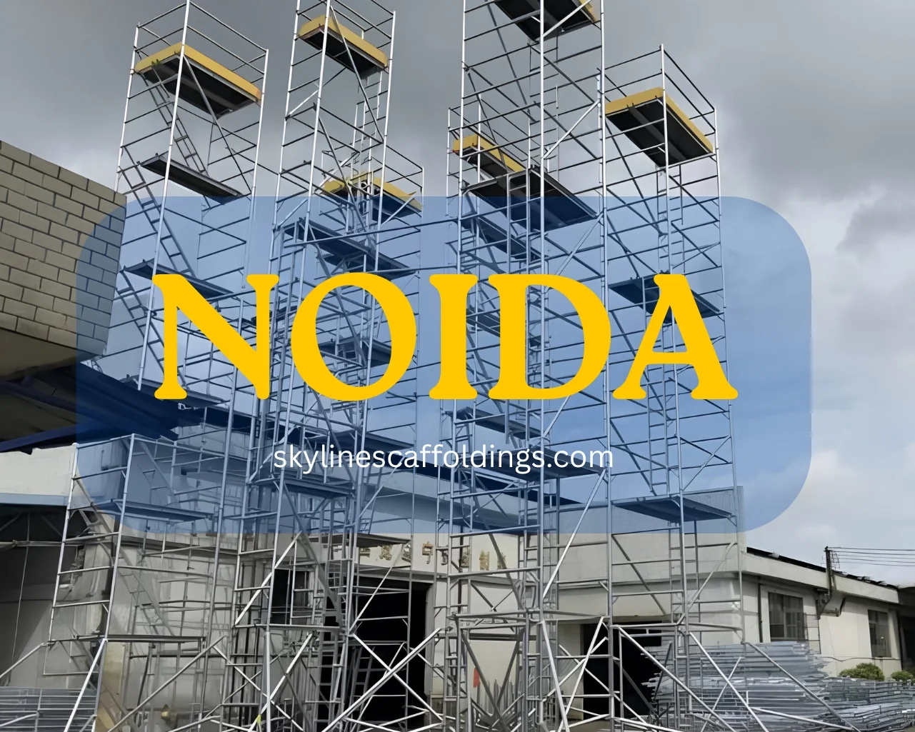 Aluminium scaffolding on rent in Noida